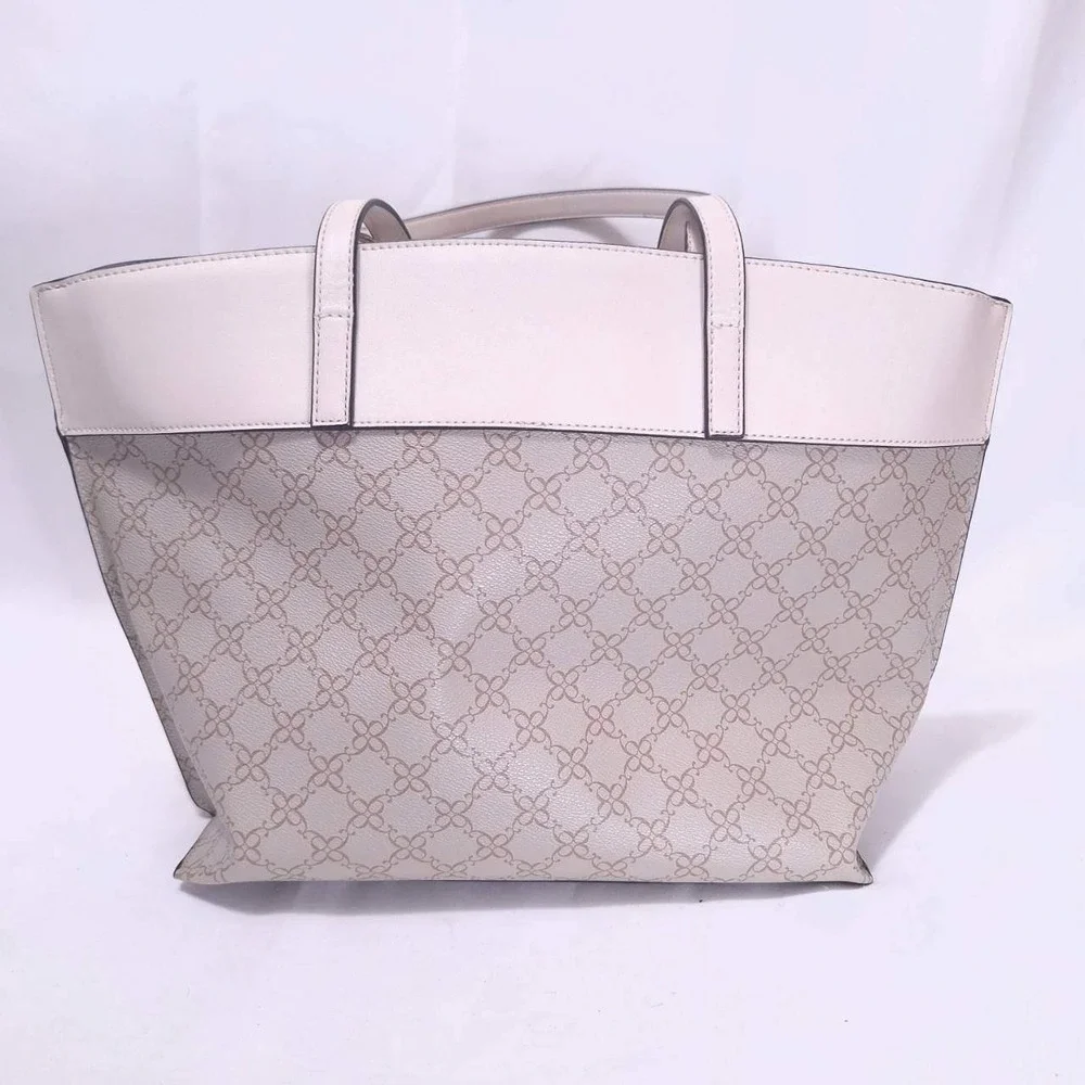 Nine West Beige and Light Pink Tote Bag